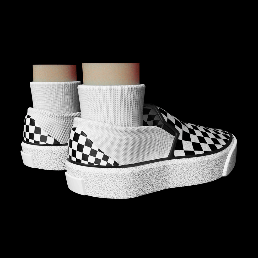 3D model of shoe